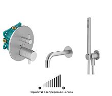 Комплект для душа Plumberia Selection IXO KITPSС02CS