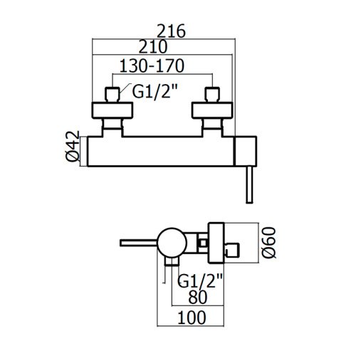 Смеситель для душа Plumberia Selection IXO XO0010CR фото 2