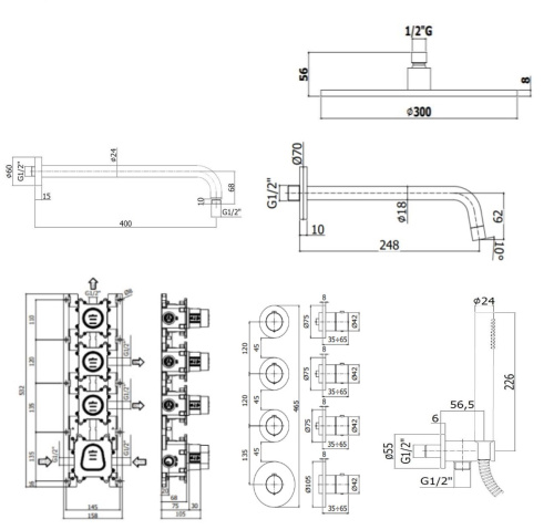 Комплект для ванны PAFFONI Modular Box KITMB019NO046KING фото 11