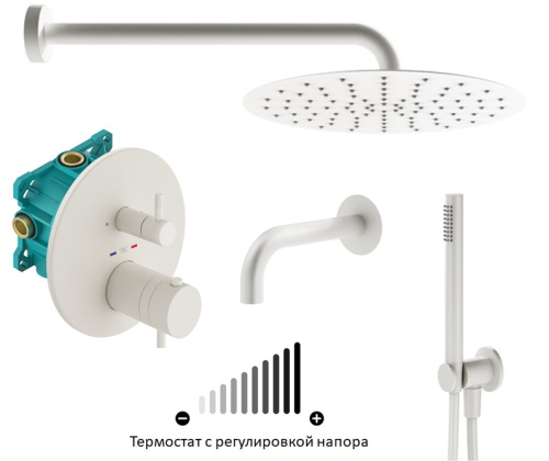 Комплект для душа Plumberia Selection IXO KITPSС1803BO