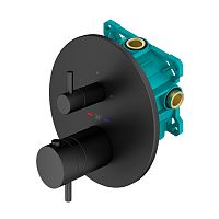 Комплект смесителя для душа с коаксиальным термостатом Plumberia Selection KITPSB1802NO