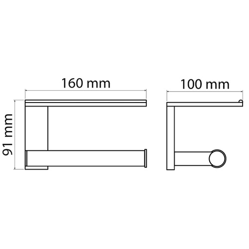 Держатель туалетной бумаги Plumberia Selection ACCESSORI ACC0910CS фото 2