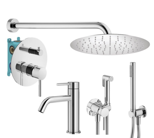 Комплект для душа Plumberia Selection IXO KITZXO18CR53