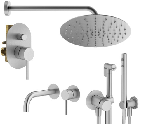 Комплект для душа Plumberia Selection IXO KITZXO15CS210