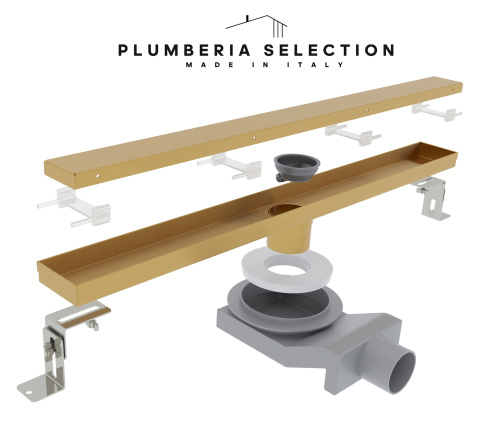 Душевой трап PLUMBERIA SELECTION PSL LINEAR PSL100OB фото 3