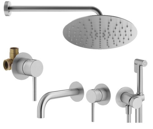 Комплект для душа Plumberia Selection IXO KITZXO01CS210