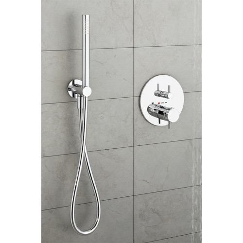 Комплект смесителя для душа с коаксиальным термостатом Plumberia Selection KITPSB1802CR фото 6