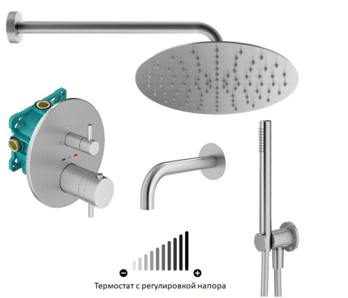 Комплект для душа Plumberia Selection IXO KITPSС1803CS