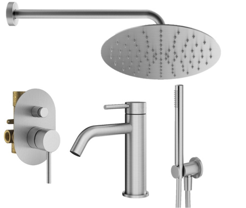 Комплект для душа Plumberia Selection IXO KITXO15CS53