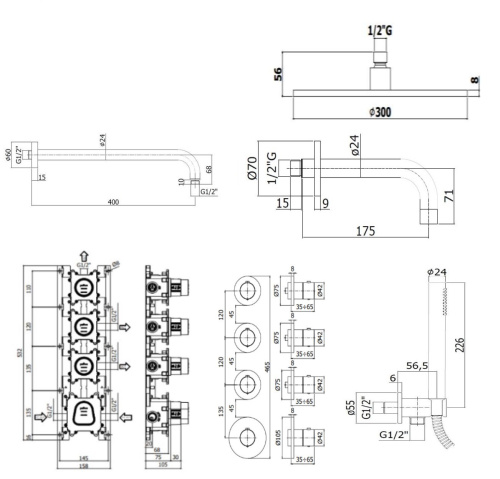 Комплект для ванны PAFFONI Modular Box KITMB019NO139KING фото 2
