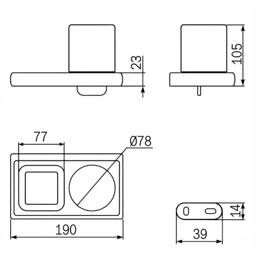 Модуль с дозатором и полочкой INDA CLAIRE A7178CAC21 фото 7
