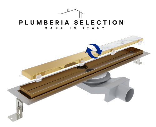 Душевой трап PLUMBERIA SELECTION PST IN-TILE PST60OR фото 2