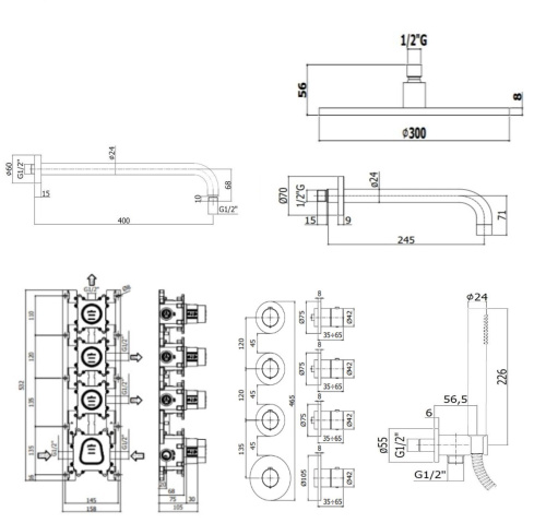 Комплект для ванны PAFFONI Modular Box KITMB019NO141KING фото 2