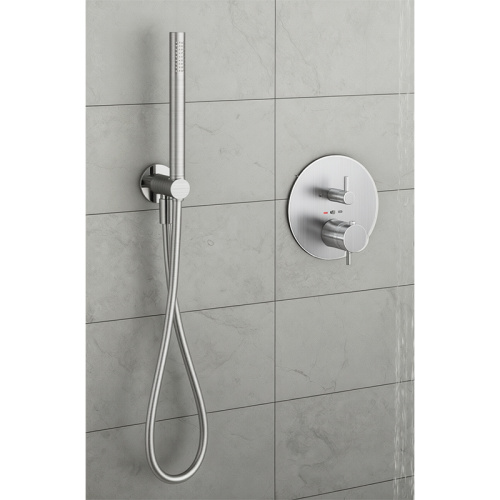 Комплект смесителя для душа с коаксиальным термостатом Plumberia Selection KITPSB1802CS фото 6