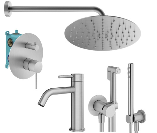 Комплект для душа Plumberia Selection IXO KITZXO18CS53