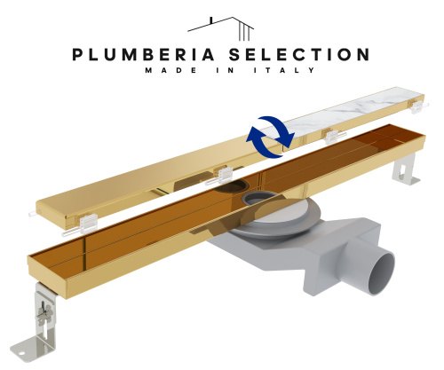 Душевой трап PLUMBERIA SELECTION PSL LINEAR PSL60OR фото 2