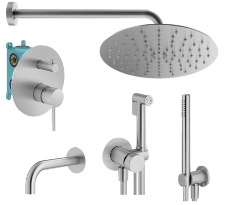 Комплект для душа Plumberia Selection IXO KITZXO19CS260